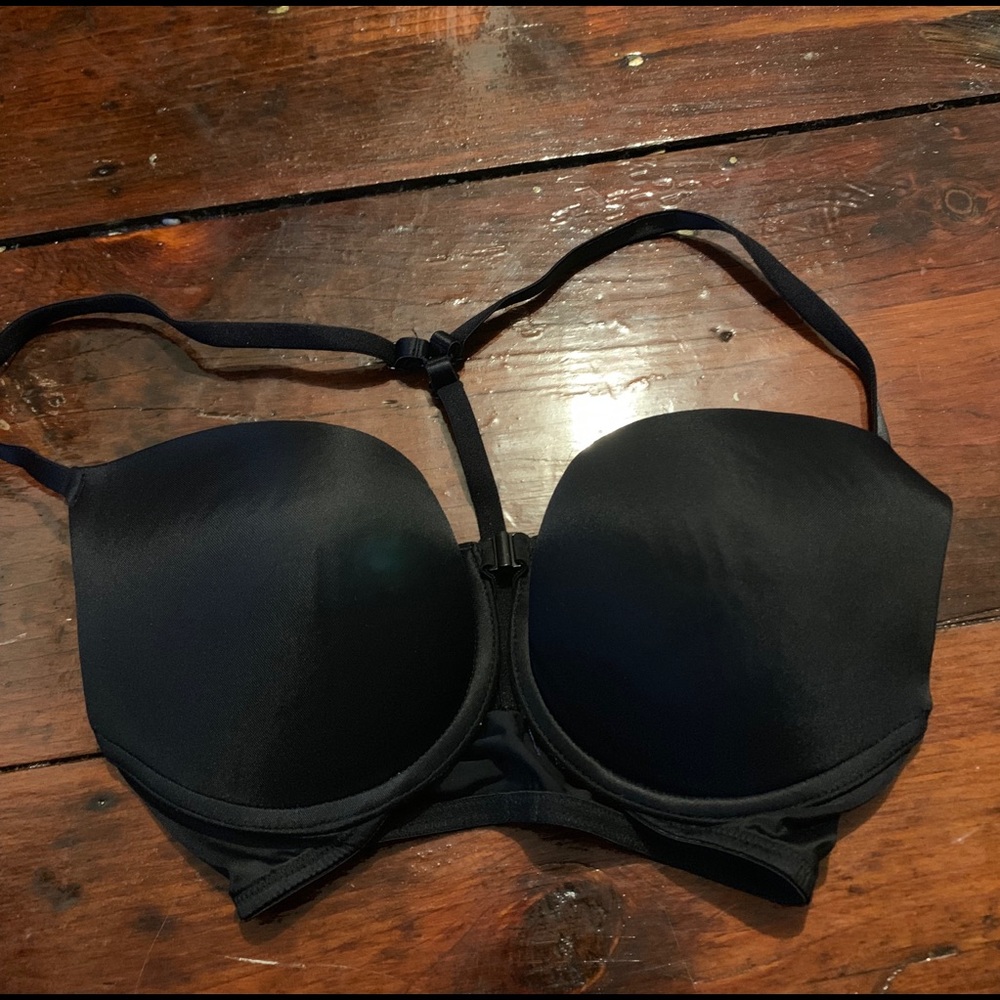 T back front open Pink brand bra